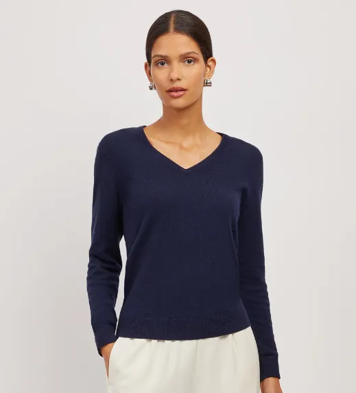 Willow Sweater Cashmere V Neck